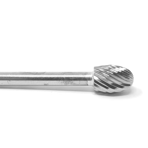 Fresa sólida con corte único SE-51 en carburo 1/4" x 1/4" miniatura 3