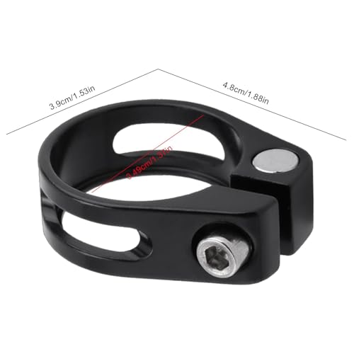 Fahrradsattelklemme - Fahrradsattelklemmen | 34,9 mm Sattelstützenklemme aus Aluminiumlegierung | Sattelrohrklemmen für Fahrräder | Hohe Härte | Fahrradzubehör für Mountainbikes