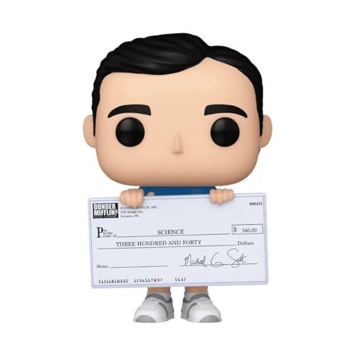 Boneco Funko Pop! The Office- Michael com Cheque