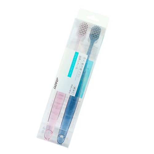 Healeved 1 Juego Cepillo De De Cerdas Suaves Cepillo De Para El Cuidado De Las Encías Cepillo De Ultrasuave Encías Sensibles Durable Mascota 2 Piezas