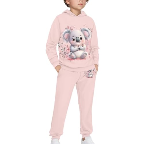 Toddler Fall Outfits for Girls Hoodie and Sweatpants Set 2 Piece Set Lounge Set Size 4-123