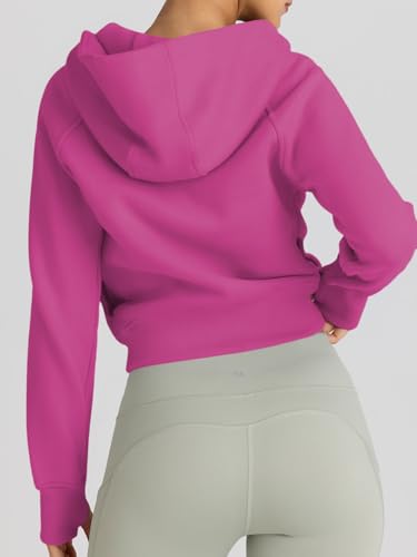 Image of Trendy Queen Womens Zip Up Hoodies Cropped Jackets Fall Clothes 2026