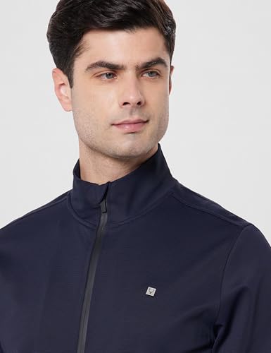 Image of Allen Solly Mens Cotton Blend Standard Length Jacket