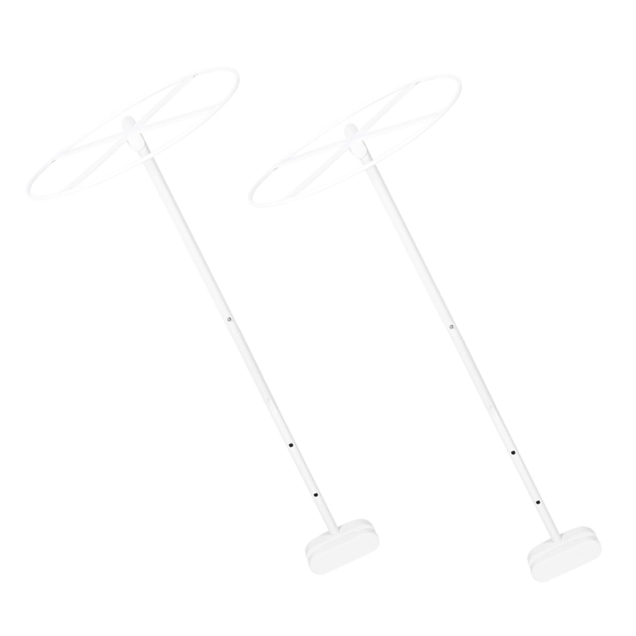 KOMBIUDA 2 Set per Baldacchino Culla Robusta Acciaio per Zanzariera Design Rimovibile e Facile per Lettini Sicuri e Versatili