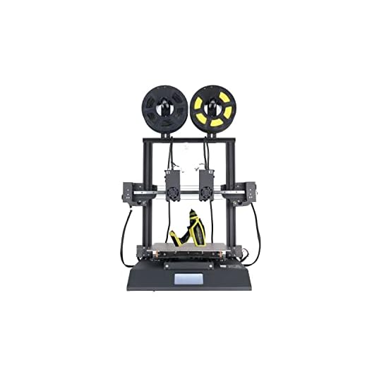 TL TENLOG TL-D3 V2 Independent Dual-Head 3D Printer, WI-Fi Function, Silent Motherboard TMC2209 Driver, 400W Power Supply, Support PVA TPU ABS PLA, BMG extruder, 11.8''x11.8''x13.8''
