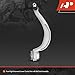 A-Premium Front Right Rearward Lower Control Arm, with Ball Joint & Bushing, Compatible with Audi A6 & A7 (Quattro) 2012-2018, S6 & S7 & RS7 2014-2018