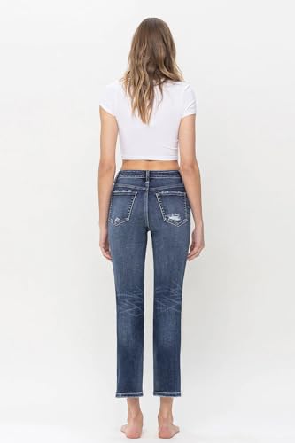Flying Monkey - Benefactor - High Rise Ankle Slim Straight Jeans - F52232