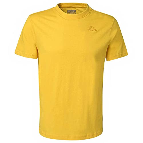 Kappa Homme Cafers Slim Tee T-Shirt, Citronier, M EU