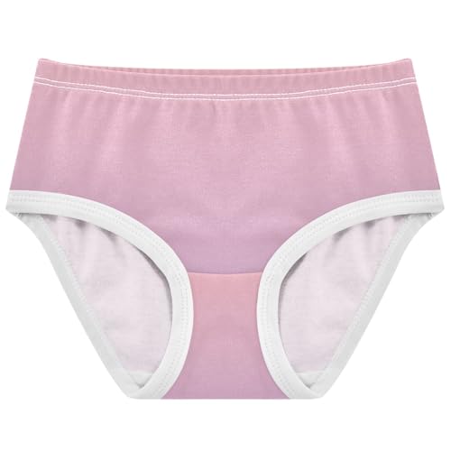 Cotton Girls Underwear Toddler Blush Pink Gradient Panties for Girl Animal Briefs Girls Undies 2t