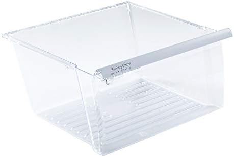 Whirlpool 2188656 WP2188656 Refrigerator Crisper Pan, Standard, White