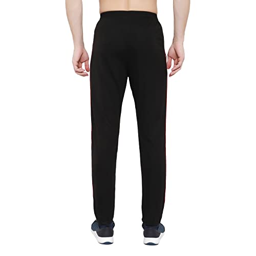 Image of GOLAZO Regular Fit Multicolor Cotton Track Pants for Men with Comfort and Style in Your Athelisure Wear