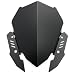 Produktbild SAQIYEU Motorrad Windschild Kompatibel Mit Yamaha Für MT-125 Für MT-15 20192023 Motorrad-Zubehör Sport-Windschutzscheiben-Windschutzscheibenabweiser(Black)