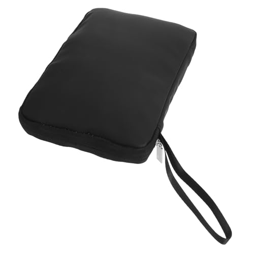 Étui de rangement pour 10 bracelets de montre en cuir PU noir compact