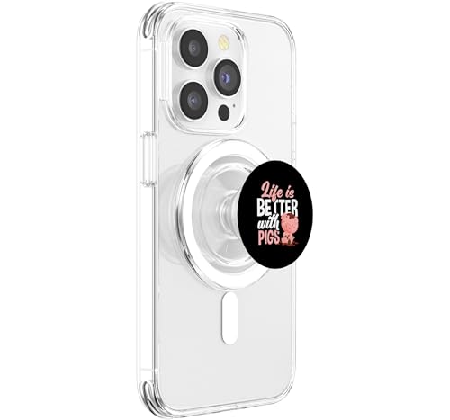 PopSockets MagSafe Cochon et Poulet support grip téléphone aimanté - 4