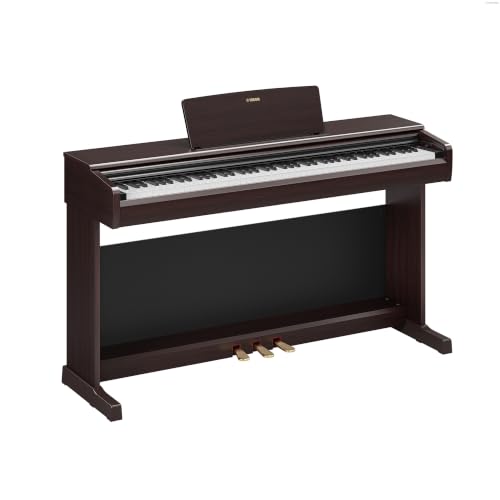 YAMAHA YDP 146 Piano Digital – 88 teclas contrapesadas (GHS), Voz de piano de cola CFX, altavoces de 8W, Bluetooth, 3 pedales, ideal para el hogar y para principiantes – Palisandro
