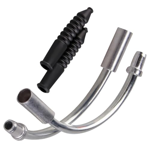 POPETPOP 10Sets Bike Protector Hose Noodle Boot Bend Tube Pipe Sleeves for Mountain Bicycle Durable Brake Cable Accessories Reduces Friction Protects Brake Cable