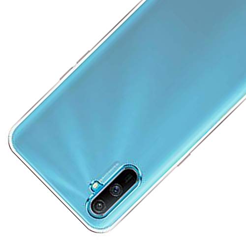 Image of Amazon Brand - Solimo Mobile Cover for Realme C3 / Narzo 20A (Soft & Shockproof Back Case with inbuilt Cushioned Edges), Transparent