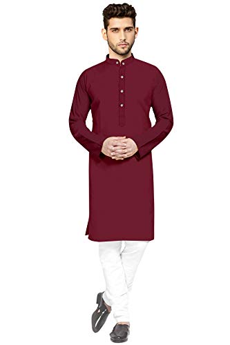 Image of Mens Casual Kurta Payjama Set Cotton