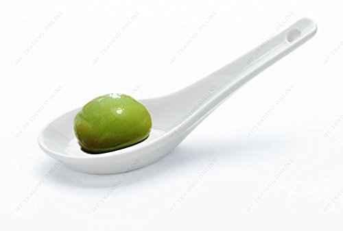 M.v. Trading 201-08 Chinese Porcelain Soup Spoons, 5¼-Inch Long, 3/4-Ounce, Set Of 50 Spoons #TOP2