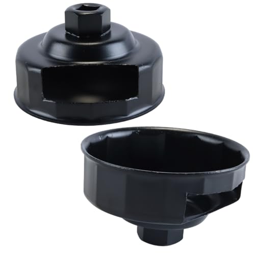 ACOLY Clé pour bouchon de filtre à huile 76 mm compatible avec Harley Spin On, outil de démontage de filtre à huile en acier allié durable
