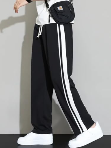 Image of Track Pants for Men - Modern, Stylish, Comfortable & Stretchable Athletic Joggers for Casual & Gym Wear