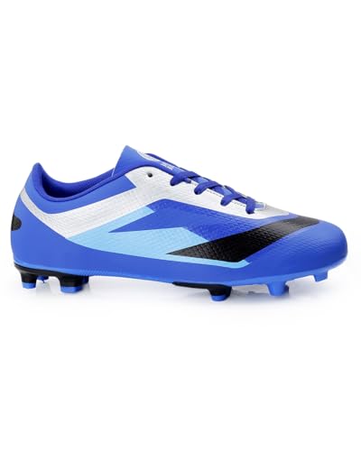 Image of Bacca Bucci Mens inchStrike X inch Firm Ground Football Shoes|Lightweight Soccer Cleats with High-Traction Studs