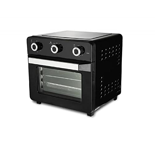 Hamilton Beach Forno Air Fryer 20L com timer e 7 funções de cocção 1700W ASWE-003 preta 220v