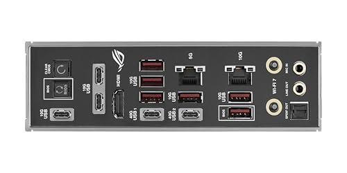 ROG Crosshair X870E Dark Hero ATX Scheda Madre, 20+2+2 Power Stage, Slot DDR5, PCIe 5.0, Cinque slot M.2, dissipatore di calore 3D VC M.2, USB4, AI Cache Boost, PCIe Slot Q-Release, AIO - Scheda madre - Immagine 17