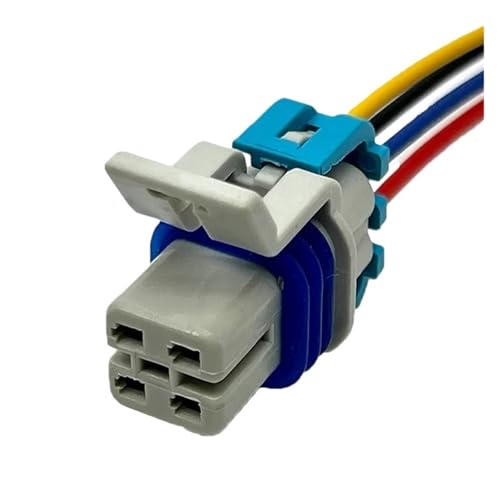 Speaker Connector 1 Pc 4 Pin se/nsor/s Electrical Cable Connectors Wiring Harness Fuel Pump Plug Plastic Housing 15326423 12176896(4Pin Female,10 Pcs)