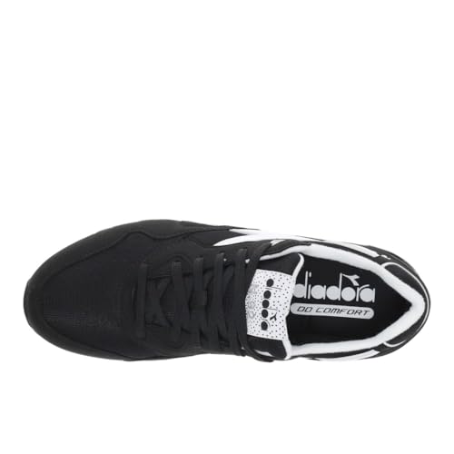Image of Diadora Mens N.92 Lace Up Dd Comfort Sneakers Shoes Casual - Black