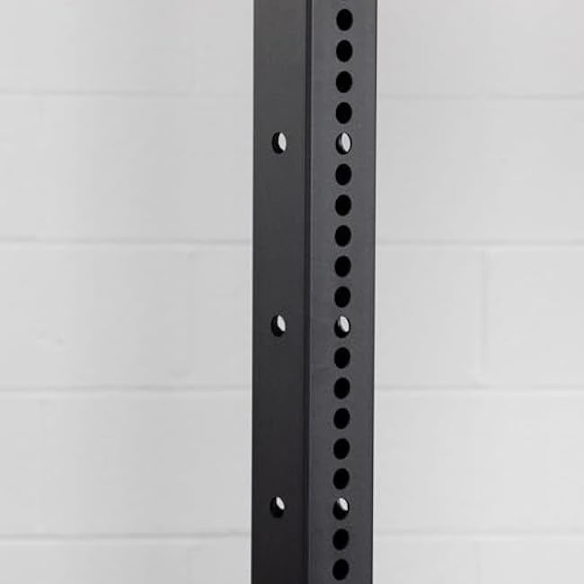 Titan Fitness Flat Foot Power Rack X-3 Series 82-in. H 30-in. D with 4 Weight Plate Holders