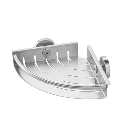 Preisvergleich Produktbild Tiger Boston Duschkorb, Eckversion klein, Edelstahl gebürstet