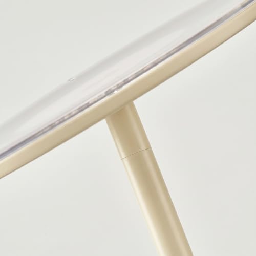 Image of Brightech Sky LED Floor lamp, Torchiere Super Bright Floor Lamp for Living Room Decor & Office - Dimmable, Tall Standing Lamp with Warm Light for Bedroom & Reading - Cream