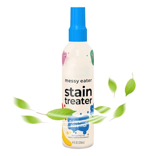 Spray para remover para niños para niños - Spray para remover para manchas de seguridad para niños | Limpiador de manchas de lavandería de 4.06 oz, eliminador de marca de aceite efectivo