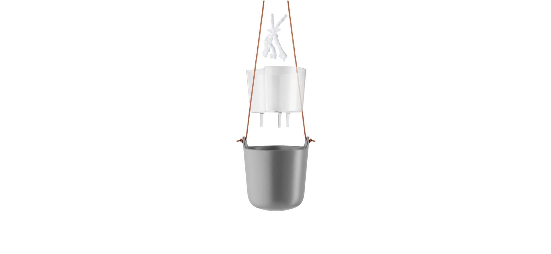 6 x bloembak hangpot - 58,5 x 28,5 x 20,5 cm - bloempot plantenpot 6 x bloembak hangpot - 58,5 x 28,5 x 20,5 cm - bloempot plantenpot
