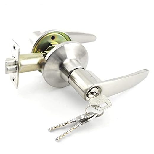 shuaiguo Security Door Lock Entry Door Lever Handle Door Lock Durable Passage Lock for Home for Apartments