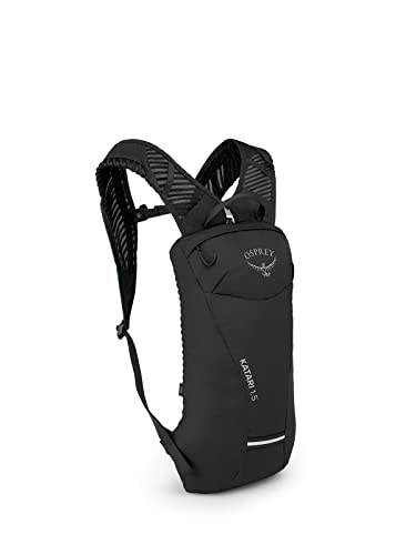 Osprey Katari 1.5L Men's Biking Backpack with Hydraulics Reservoir, Black