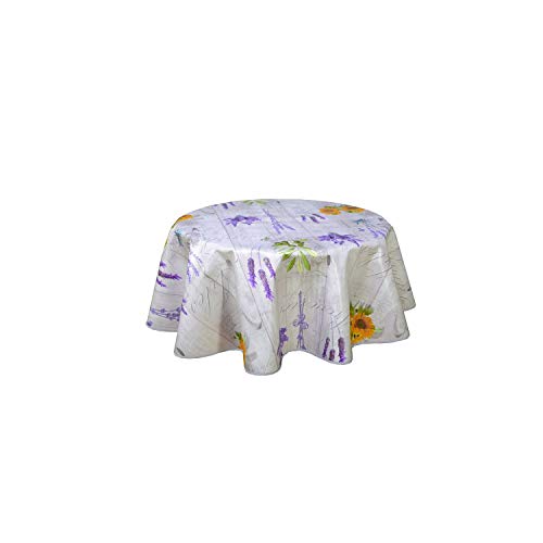 CPM Nappe en Toile cirée Ronde provençale Arles - Diam. 135 cm - Gris