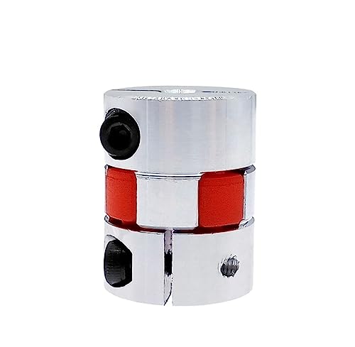 Rigid Coupling,Stainless Steel Rigid Coupling 1pcs D20L25 Flexible Motor Coupler Aluminium Flexible Coupling(6.35x6.35)