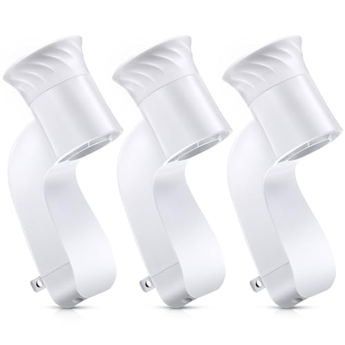 Hohean 3 Pack Wall Fragrance Plug in Compatible with Bath and Body Works WallFlower Fragrances, ETL Certified, Rotatable, Precise Scent Control Fragrance Diffuser Plug for Home, Office (White)