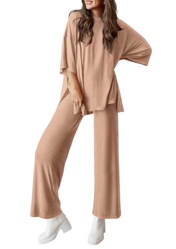 PRETTYGARDEN Two Piece Sets For Women Summer Fashion Lounge Matching Set 2025 Travel Vacation Airport Outfits Clothing