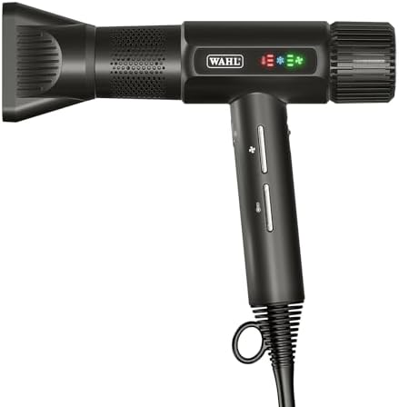 Wahl Vanquish hair dryer LED display showing heat and speed indicators