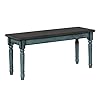 Powell Furniture Willow Dining Bench, Multicolor, 40”W x 14.02”D x 18.31”H