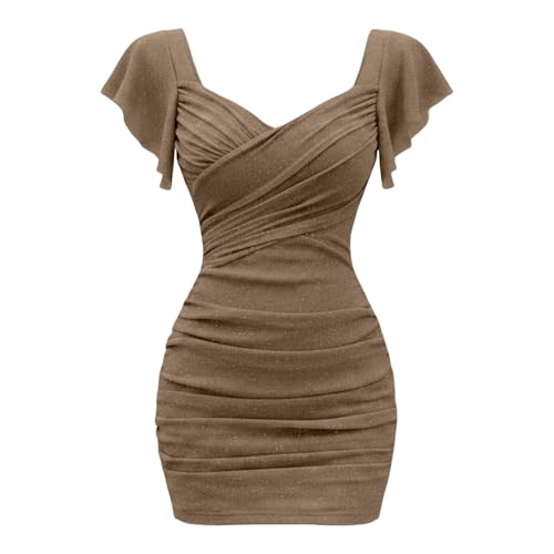 Robe de soirée élégante en résille fine de qualité supérieure