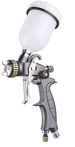 Image of Painter Professional LVLP Gravity Spray Gun PF-01 Non-drip Paint Cup with Nozzle Tip Size 1.3 mm