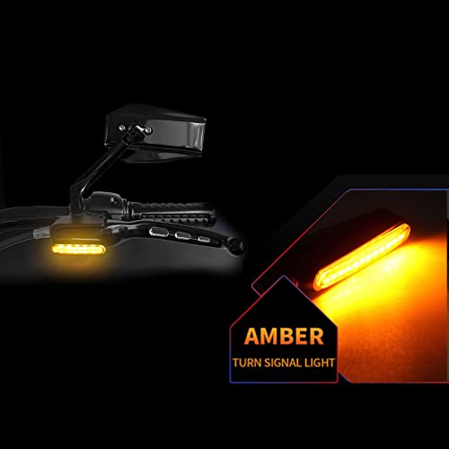 Motorcycle Handlebar Sequential Led Turn Signals Mini Blinkers Front Running Light Replacemant For H-Arley Dyna Honda Sportster Shadow Kawasaki Vulcan Yamaha V-Star Road Star-Amber #TOP2