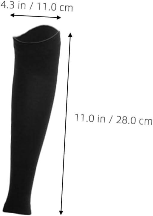 Elastic Calf Compression Sleeves for Women Men Socks for Improved Circulation and Support Comfortable Fit for Daily Activities Black
