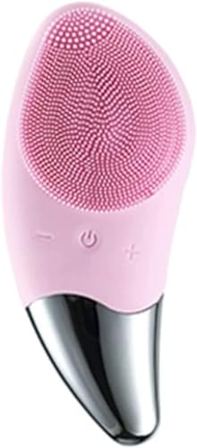 aiqiua Facial Cleansing Brush, Silicone Electric Face Brush, Waterproof, USB Rechargeable for All Skin Types, Gentle Exfoliating, Deep Cleansing, Massaging Tool The Perfect Ideal Gift
