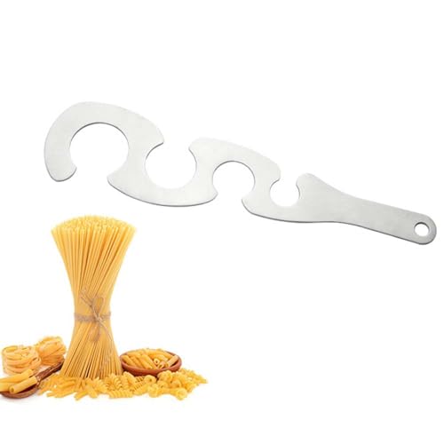 Spaghetti Noodle Pasta Measurer Tool S-Shaped Spaghetti Ruler Stainless Steel Spaghetti Measurer Pasta Portion Control Measure for Convenient Durable Kitchen Cooking Gadgets