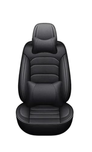 Housse siège voiture universelle noire 5 places pour protection SUV Kluger Sequoia